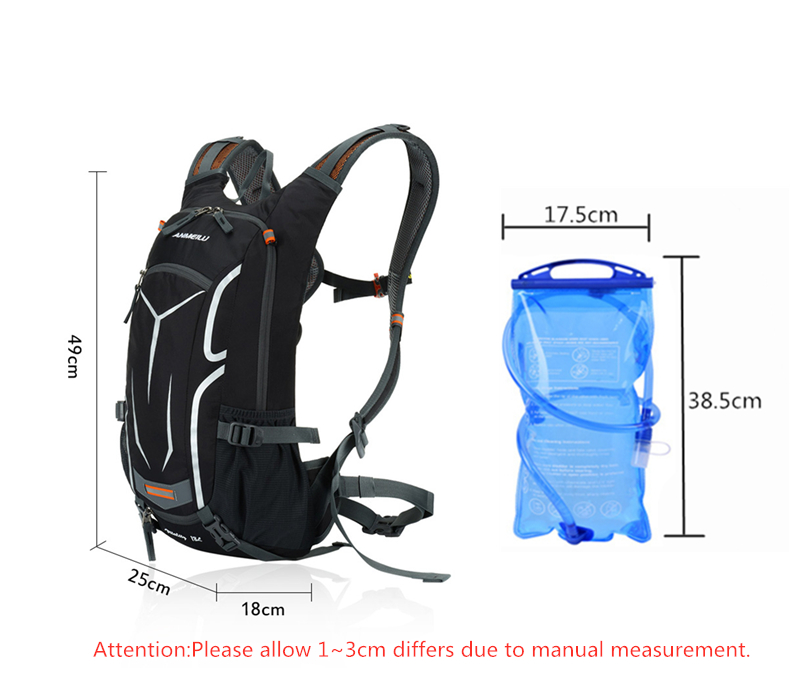 Specifications of the 18L Ultralight Cycling Backpack