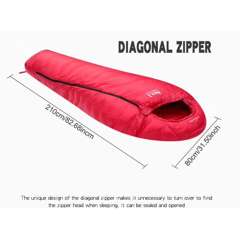 Specifications of Camping Sleeping Bag for Winter Season