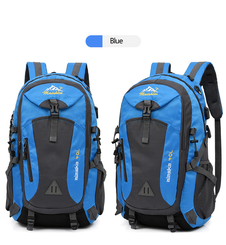 Blue color Alaska Outdoor Waterproof Sports Bag 