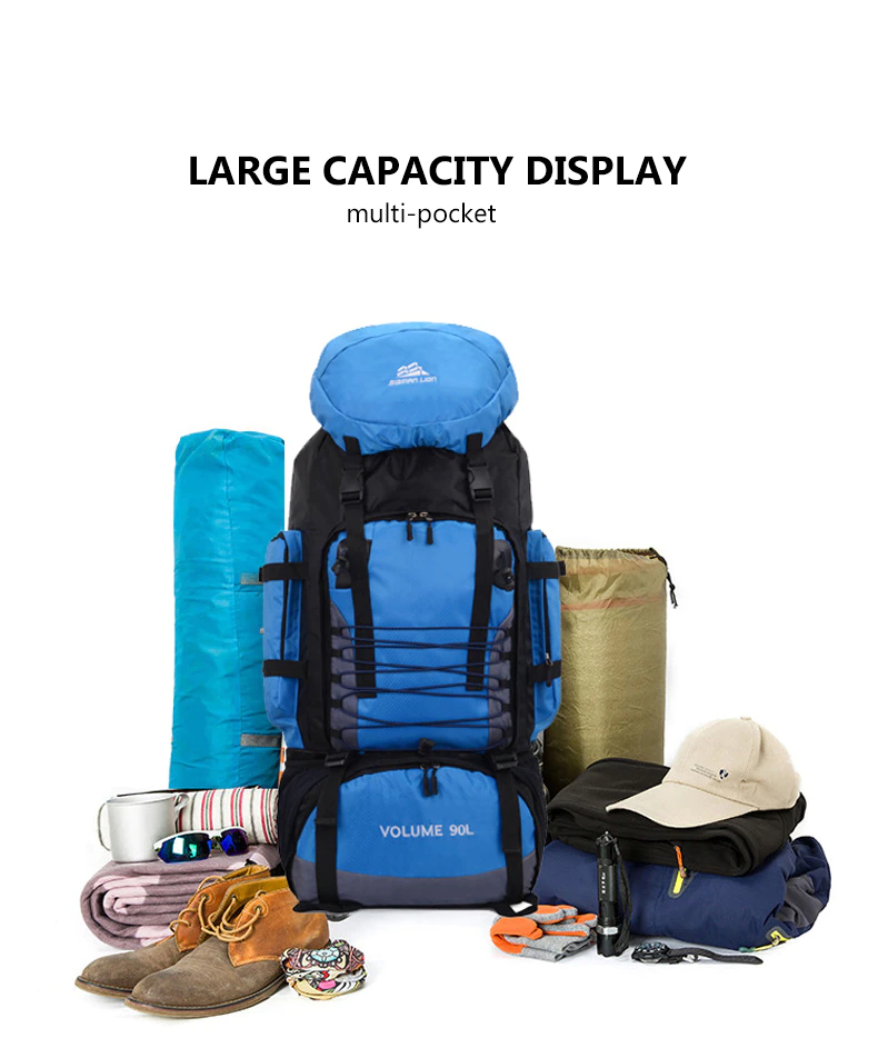 Backpack for camping and hiking