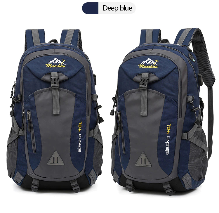 Deep blue Alaska Outdoor Waterproof Sports Bag 