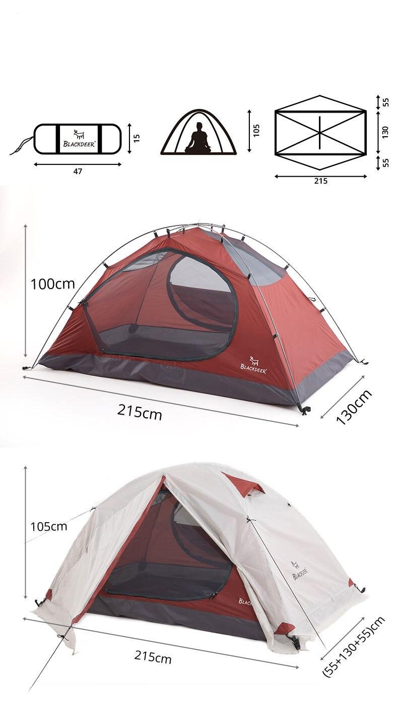 Dimensions of the Camping Backpacking Tent For All Seasons