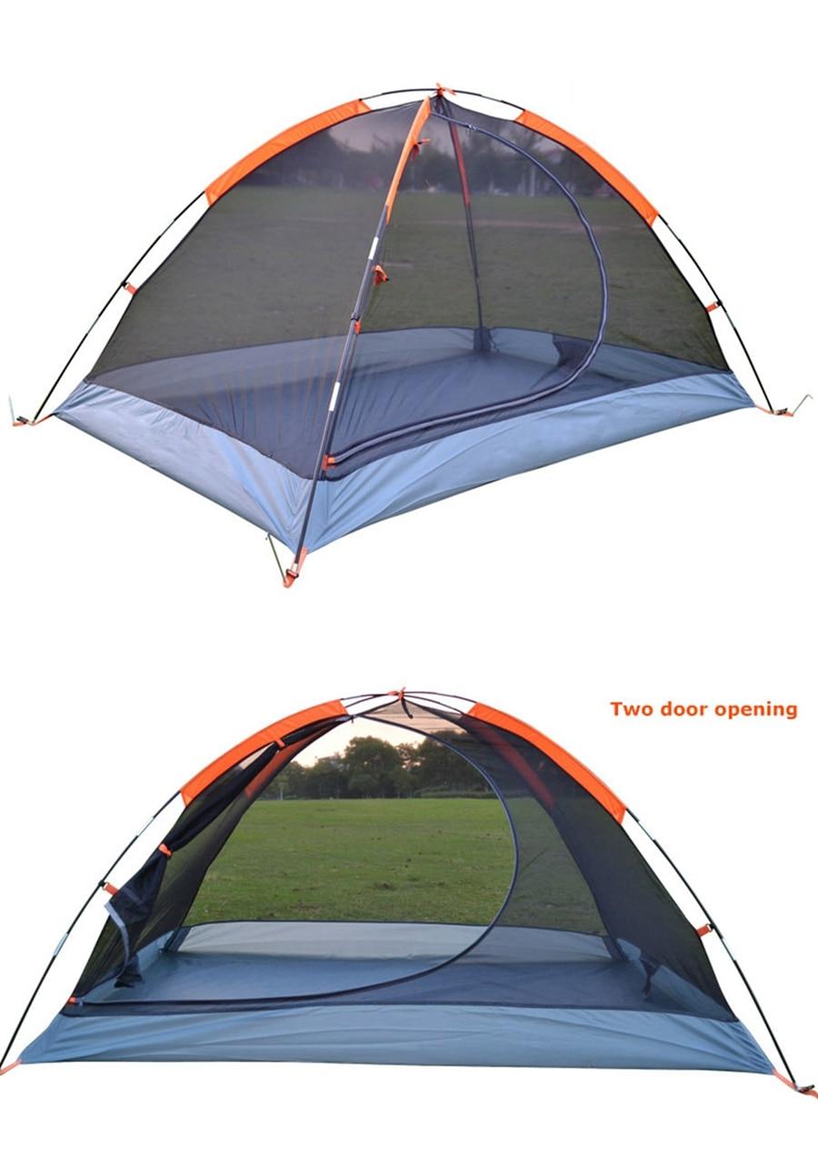 Inside features of the Lightweight Backpacking Tent for 2 Persons